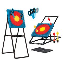 🔥NEW🔥 EastPoint Sports Axe Throwing & Lawn Darts Target Game Set, 3 Axes & 4 Darts