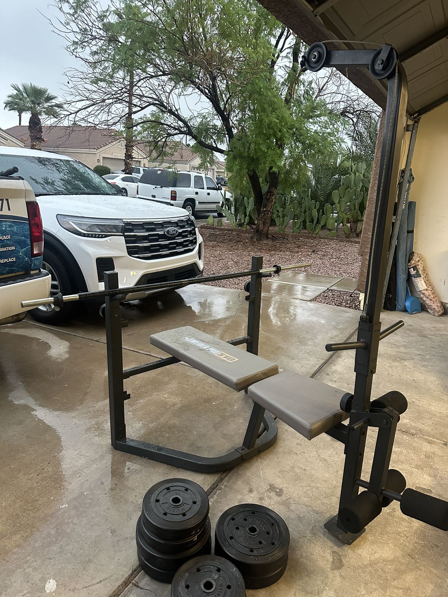 Weight Bench With Weight 