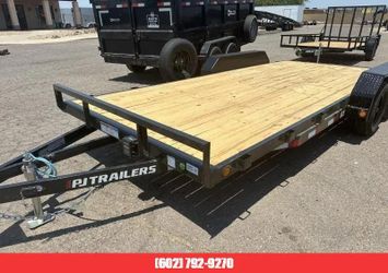 2026 Pj Trailers 18X83"" Tandem Axle, 7K Gvwr, Carhauler