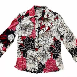 Ann Taylor Floral Blouse 
