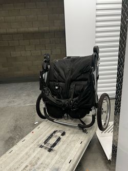 Baby stroller for two