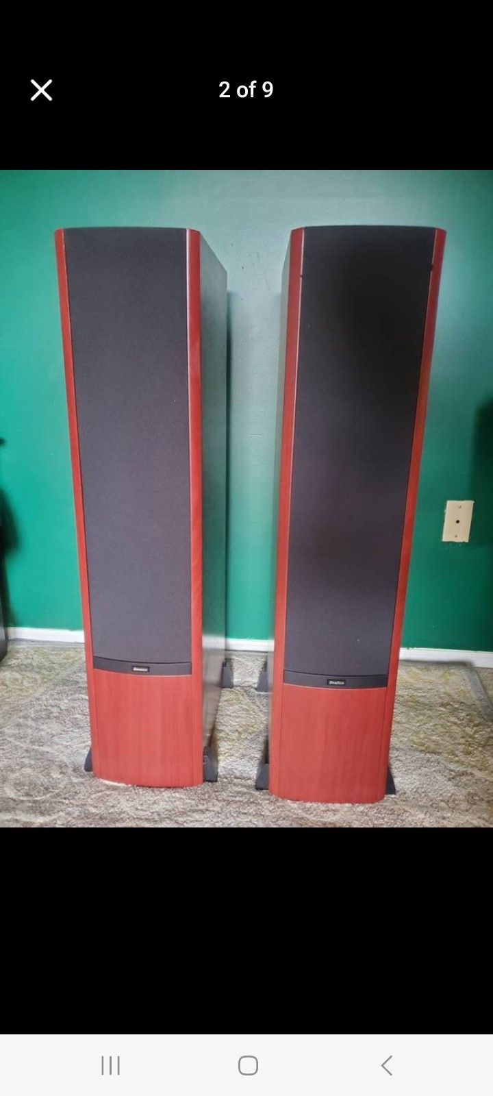 BOSTON ACOUSTICS VR3 LOUDSPEAKERS $1200 FINAL PRICE