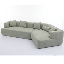 Brand New Compressed Sofa,green 