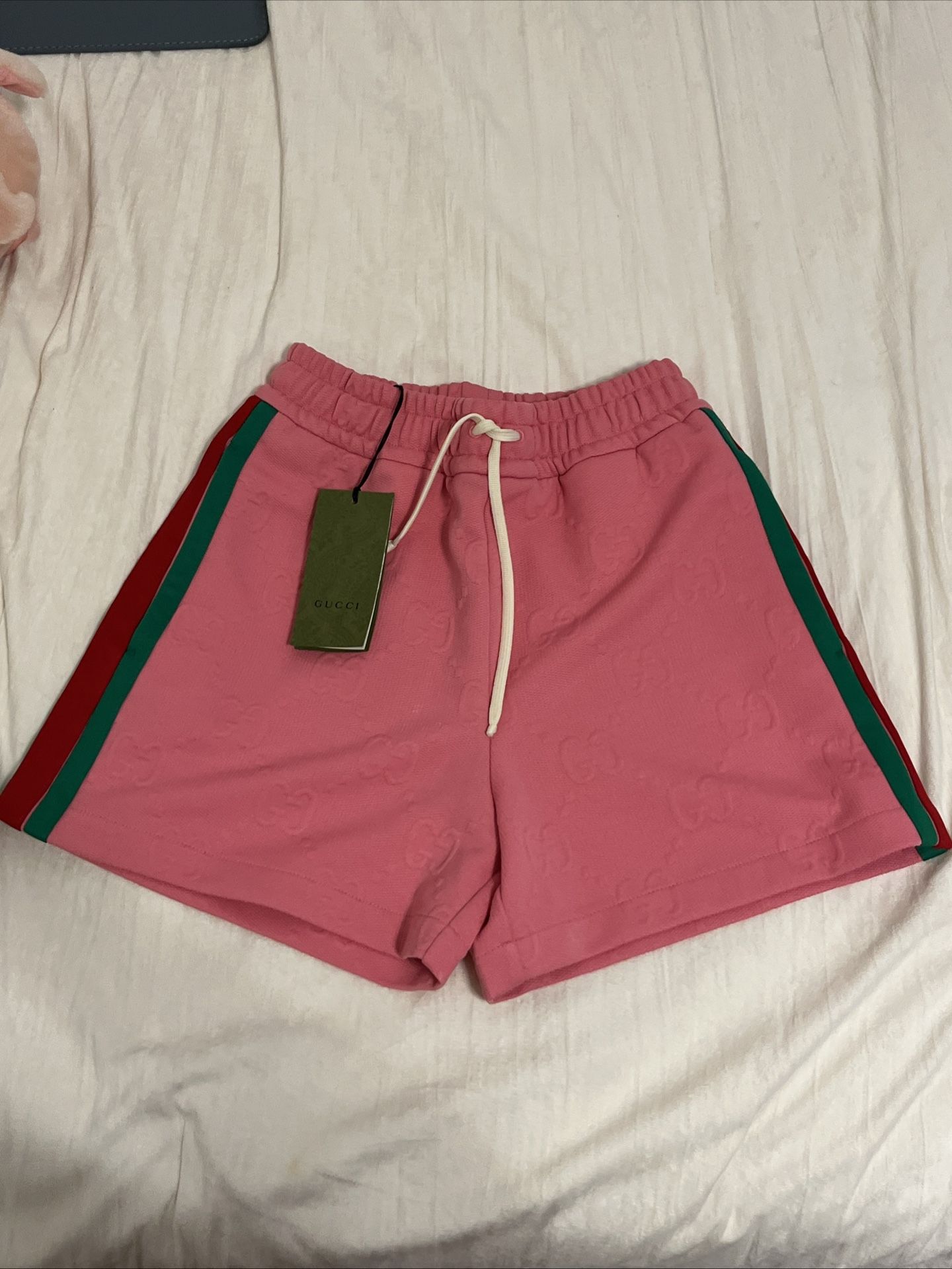 Brand New Gucci Pink Jersey Shorts Size XS