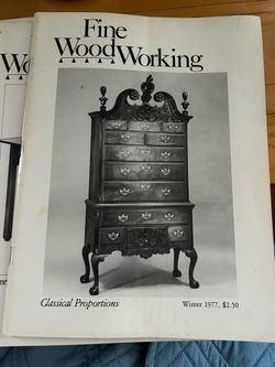Vintage Fine Woodworking magazines