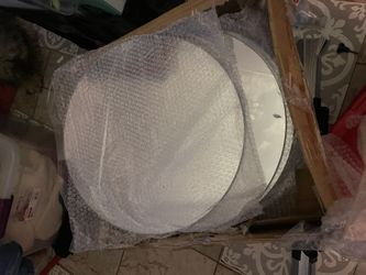 Round Mirrors  Set Of 10