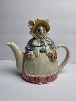 Otagiri Vintage 80's Missy Mouse Ceramic Teapot, Adorable!