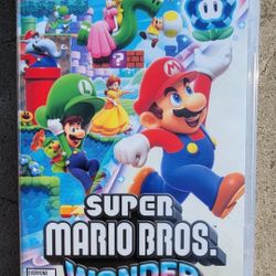 Super Mario Bros. Wonder - Nintendo Switch Game - New Sealed