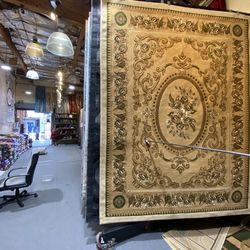 8x10 Area Rugs Carpet Rugs Persian Design Thick Colors Beige 