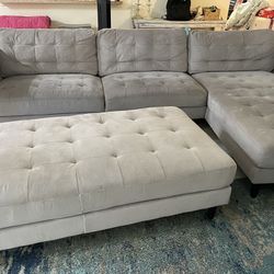 Gray Sectional Couch $400