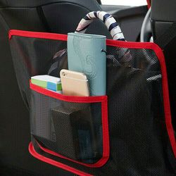 New Universal Car Seat Net Pocket Handbag Holder Organizer Storage Bag Between Seats