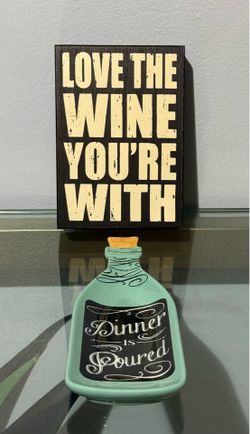 Wine Theme Home Decor Set