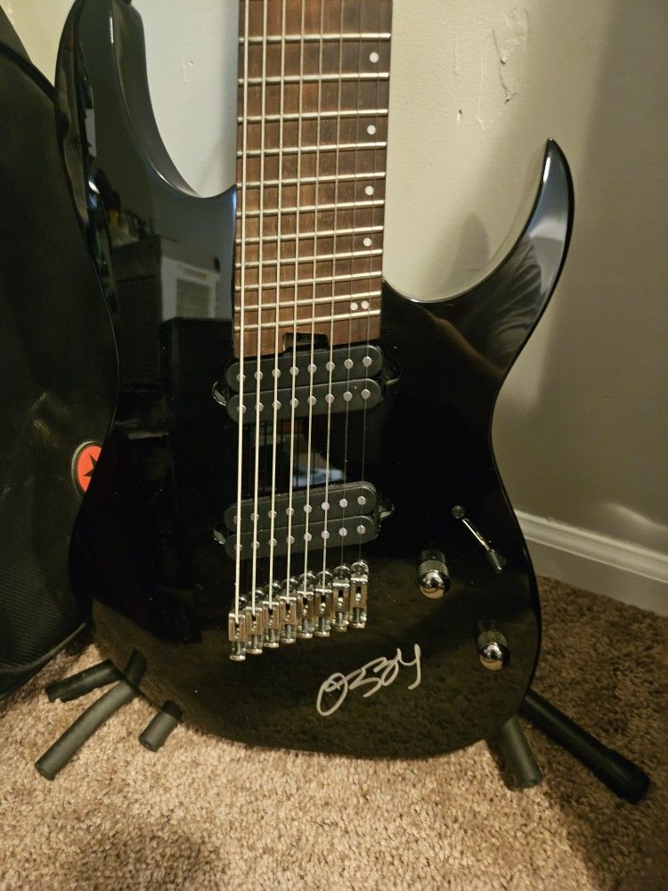 Ozzy Signed Ibanez Guitar