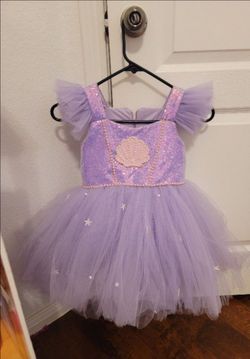 Gorgeous toddler Custom Mermaid Dress- 5t