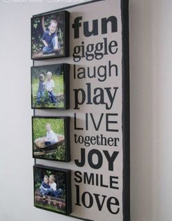 Layered photo canvas