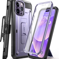 SUPCASE for iPhone 14 Pro Max Case with Screen Protector (Unicorn Beetle Pro)