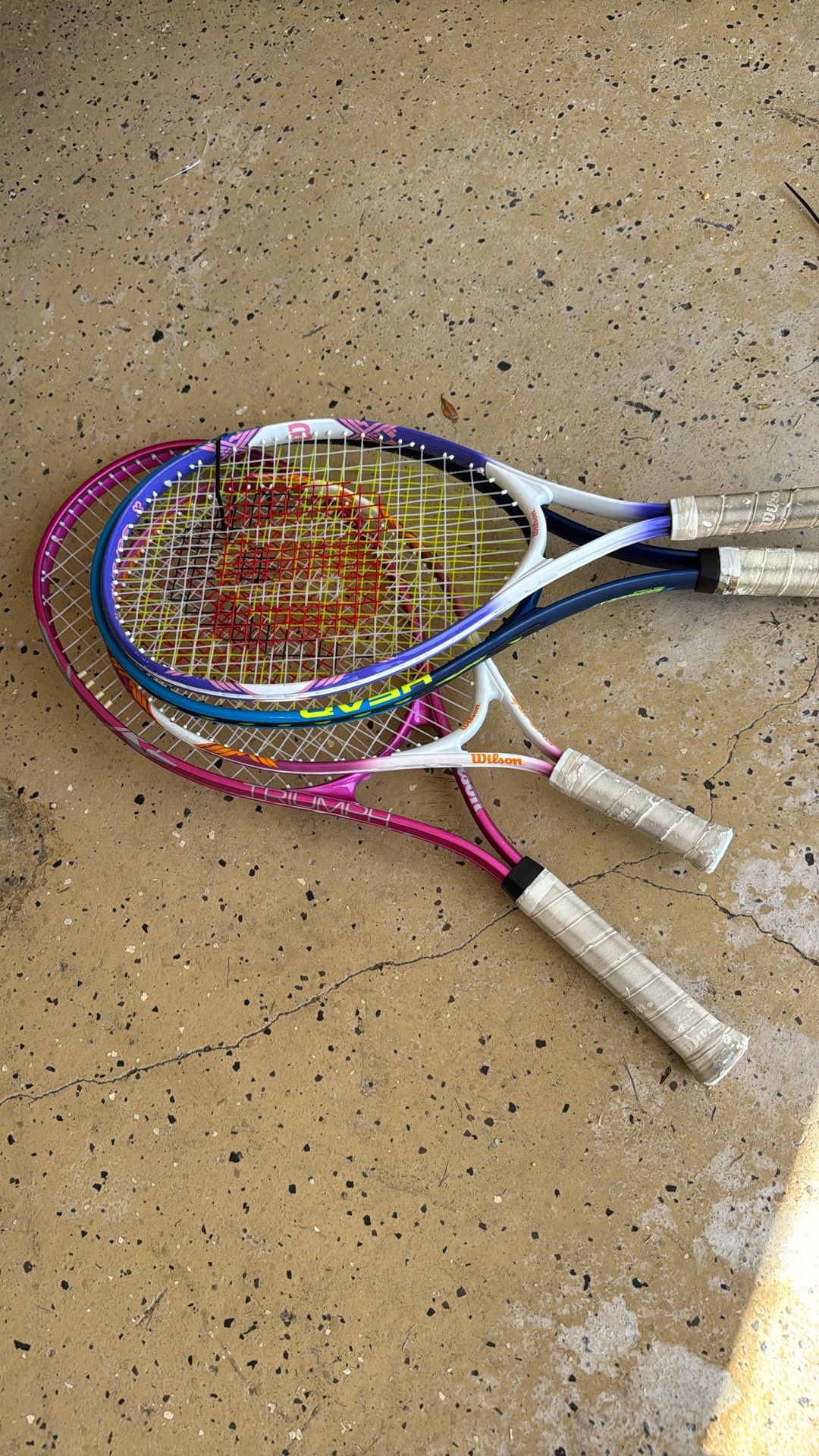 4 Tennis Rackets Wilson Brand