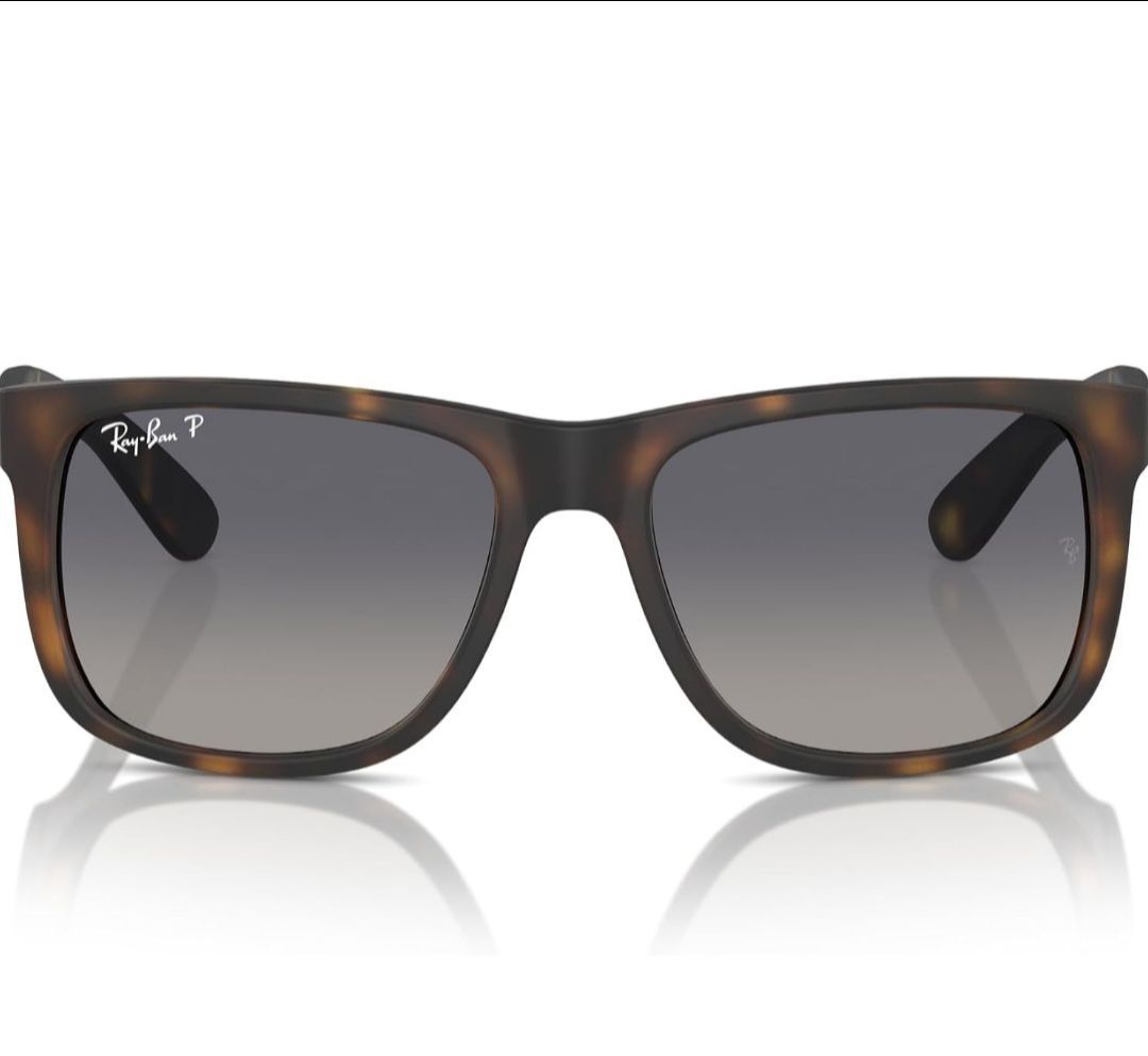 Ray-Ban Polarized Sunglasses RB4376 Tortoise Frame Gray Gradient Lenses Men’s