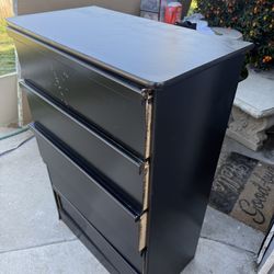 Black dresser