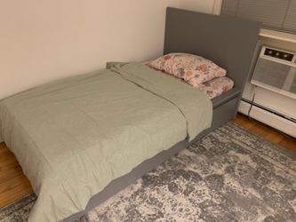 Ikea twin bed with storage