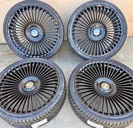 🔥🔥26-INCH MULTI SPOKE WHEELS FOR GMC DENALI WITH BRAND NEW TIRES( INSTALLED)🔥🔥