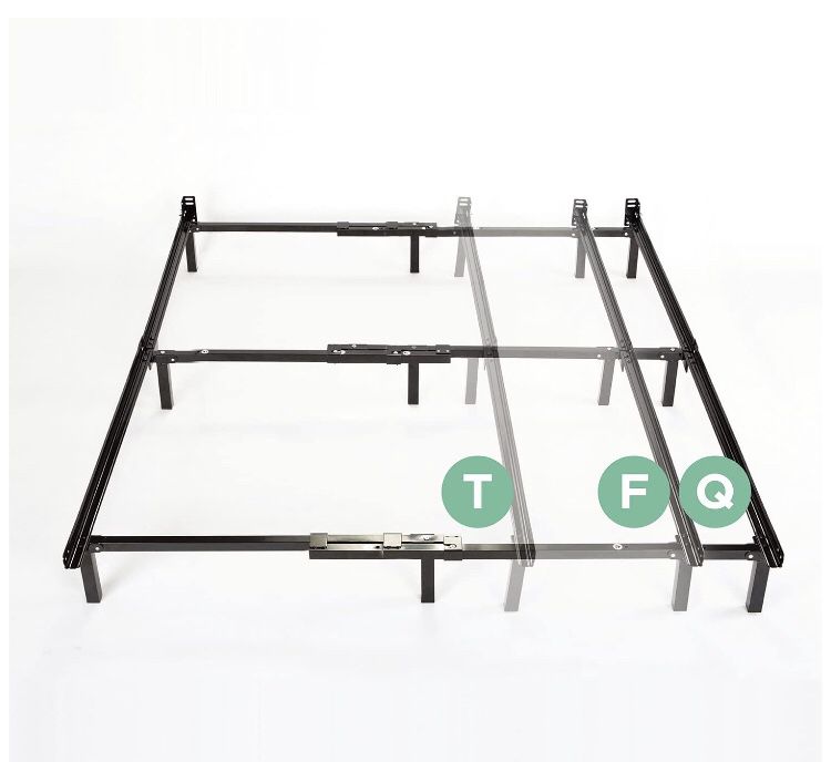 Adjustable metal bed frame - can fit twin, full, queen