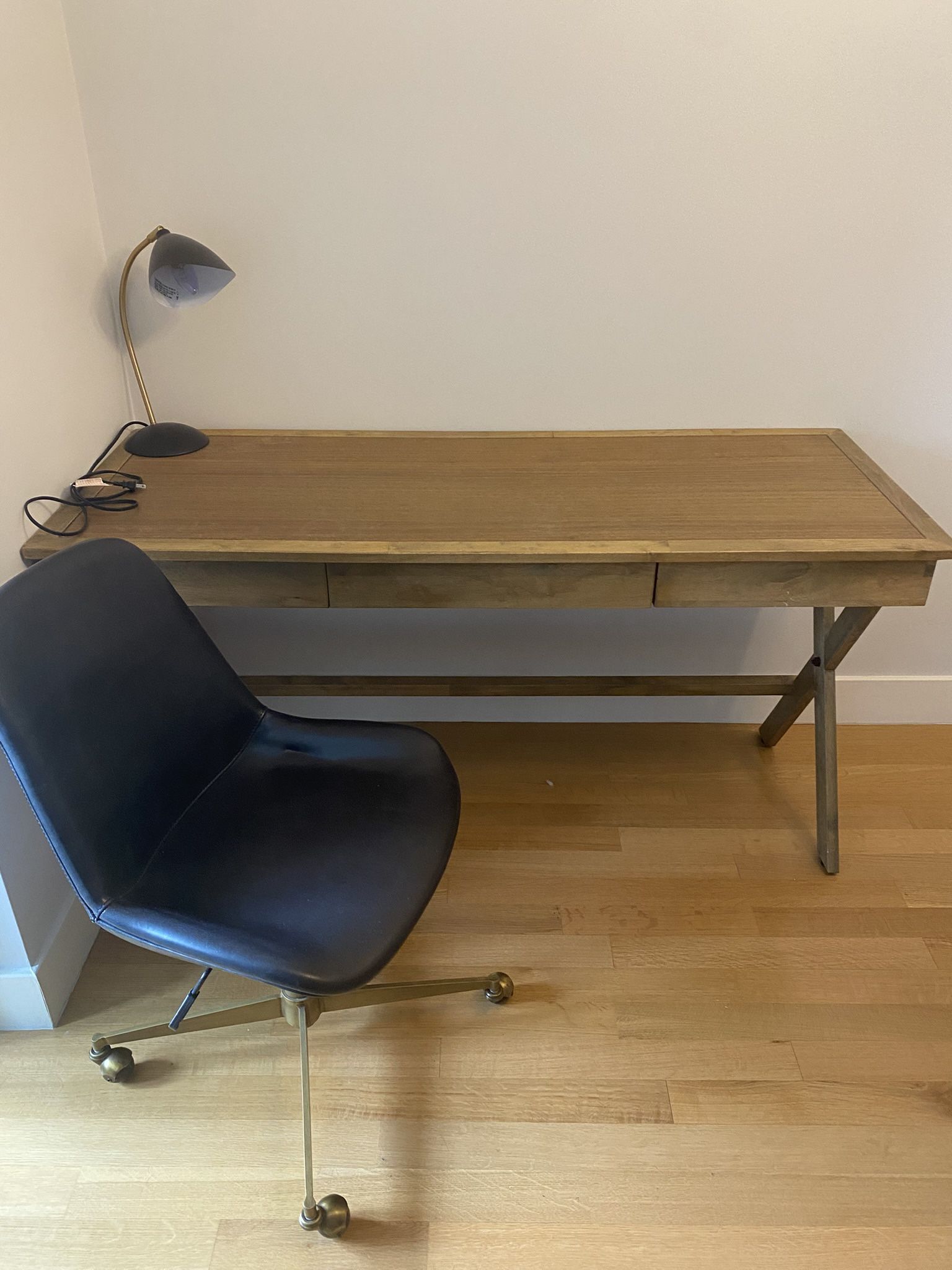 World Market Desk Chair And Lamp