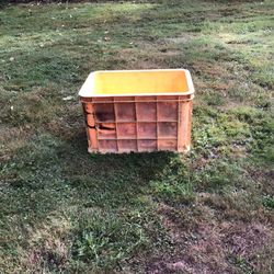 Hard Plastic Tote - Could Be Used As A Stock Watering Tank