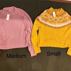 New American Eagle Women Sweaters Size Small and Medium