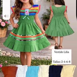 Girls Mexican Dresses - Variedad de Vestidos Méxicanos Para Niñas