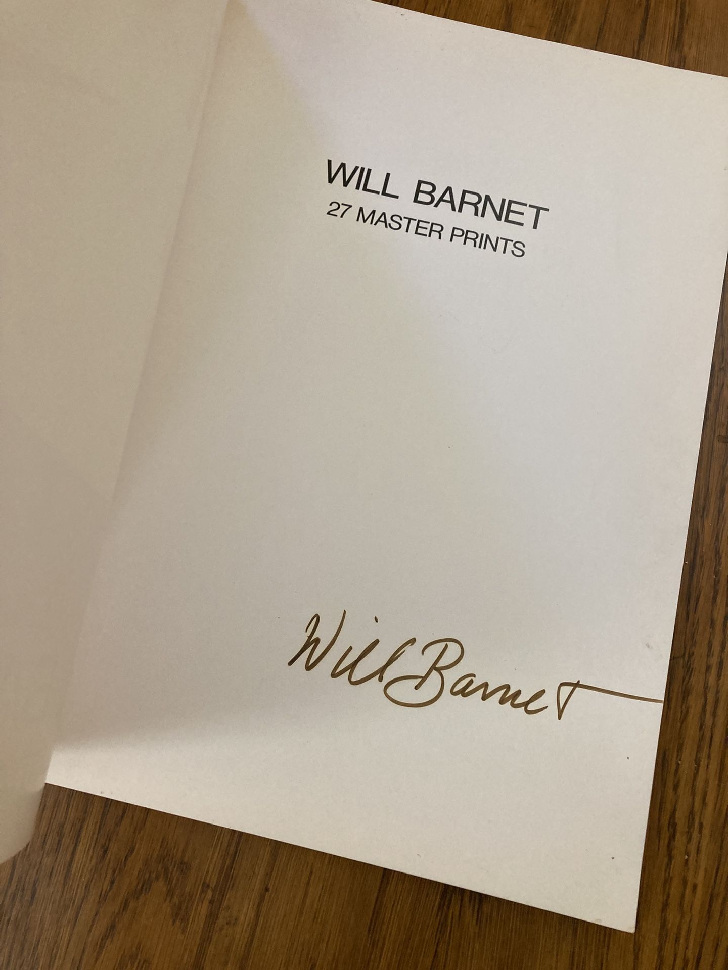 1979 Signed Will Barnet 27 Master Prints Book