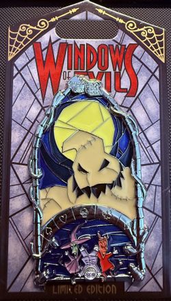 Disney Windows Of Evil Oogie Boogie