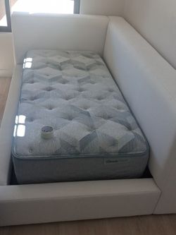 Wood brand new bunk bed and brand new bed couch