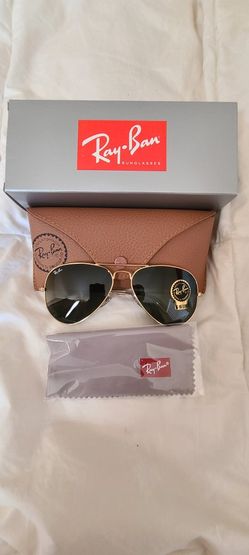 New Ray-Ban Aviator Sun Glasses - Large - Unisex