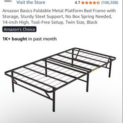 TWIN BED Frame- FOLDABLE/PLATFORM (Stapley/McKellips)