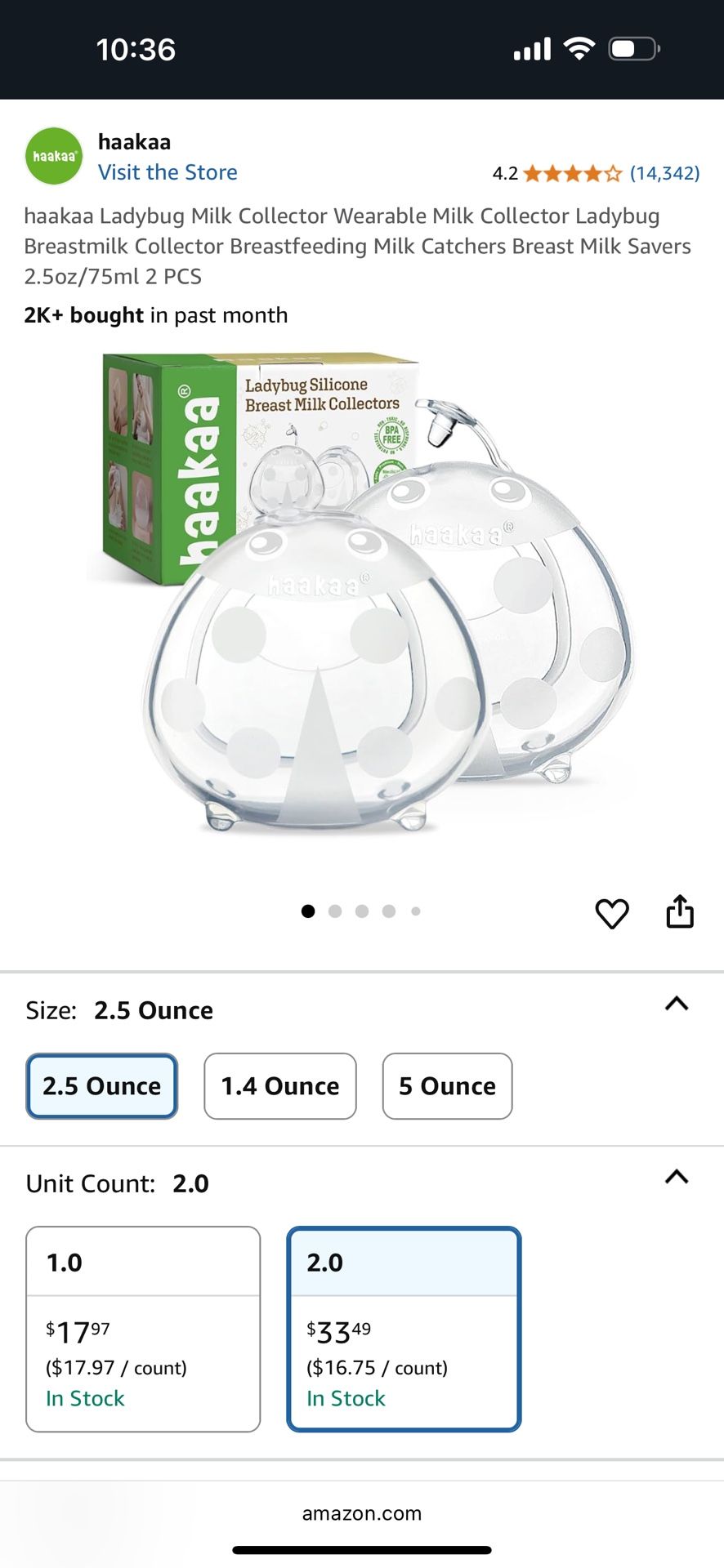 Haakaa Breast Milk Collectors