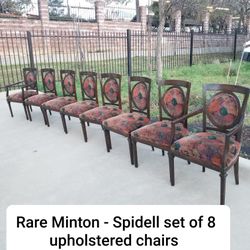 Rare Minton-Spidell Louis XVI Pedworth Chairs - Set of 8

