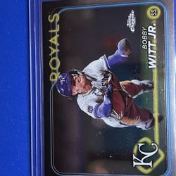 2024 topps chrome bobby witt jr. #120