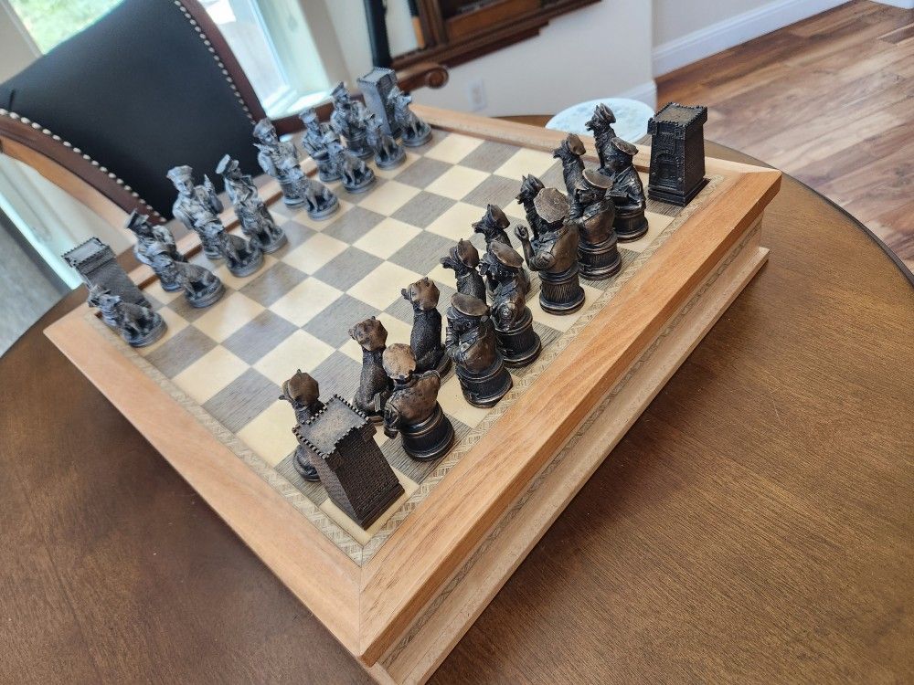 Police Theme Chess Set