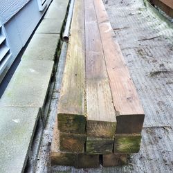 4×4 Pressure treated Posts 9.5ft