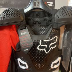 New Fox Mx Youth Kids Off Road Dirt Bike Motorcycle Chest Protector $90
