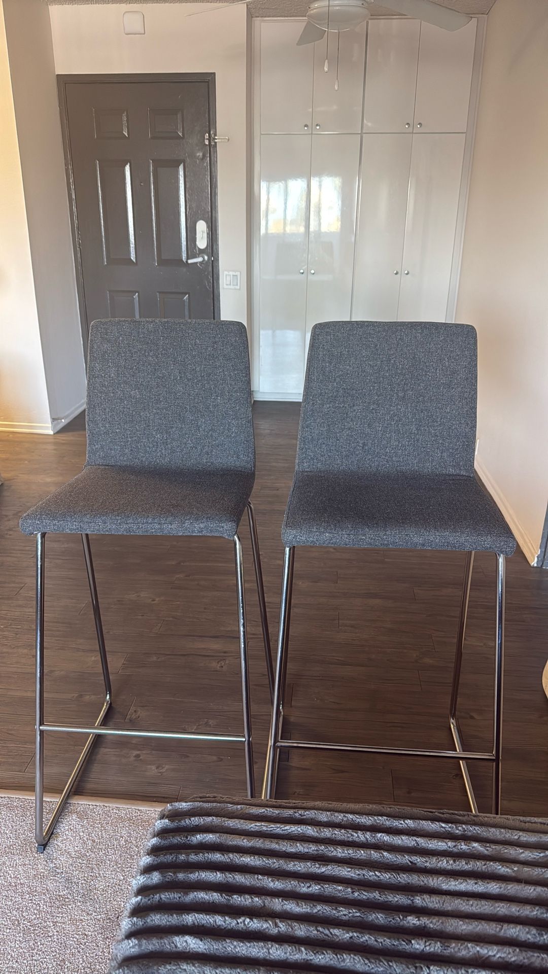 Pair of Modern IKEA Bar Stools (x2)