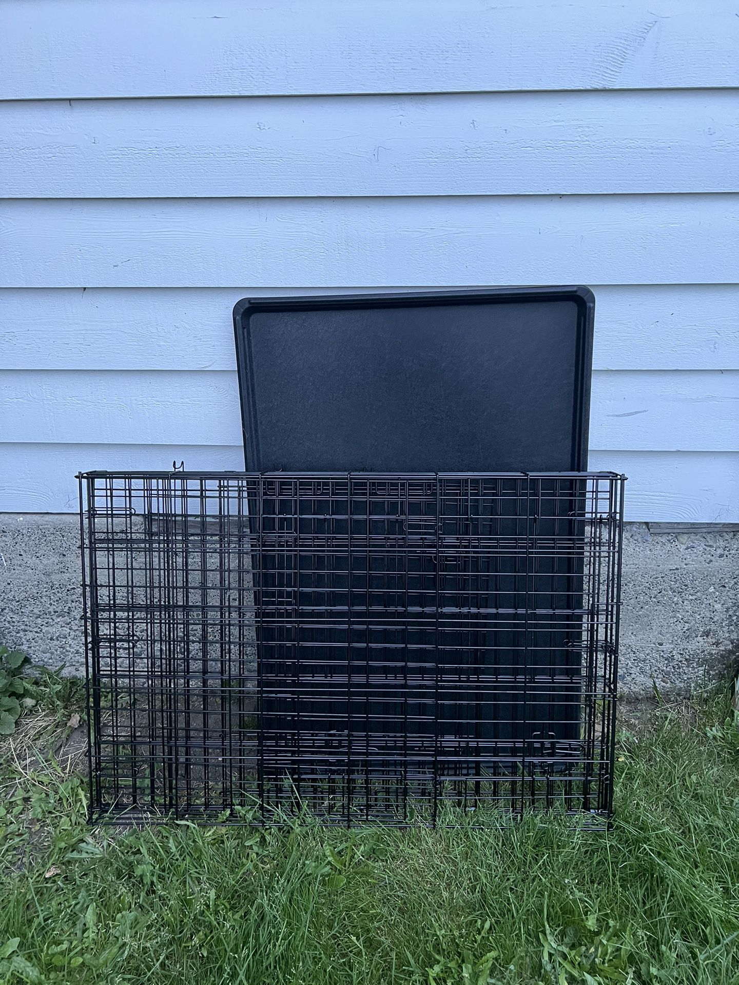 Large Double Door Wire Dog Crate