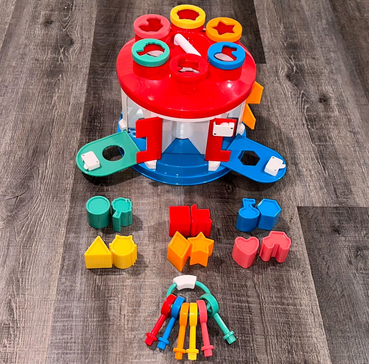 14-Piece Shape Sorting House Toy