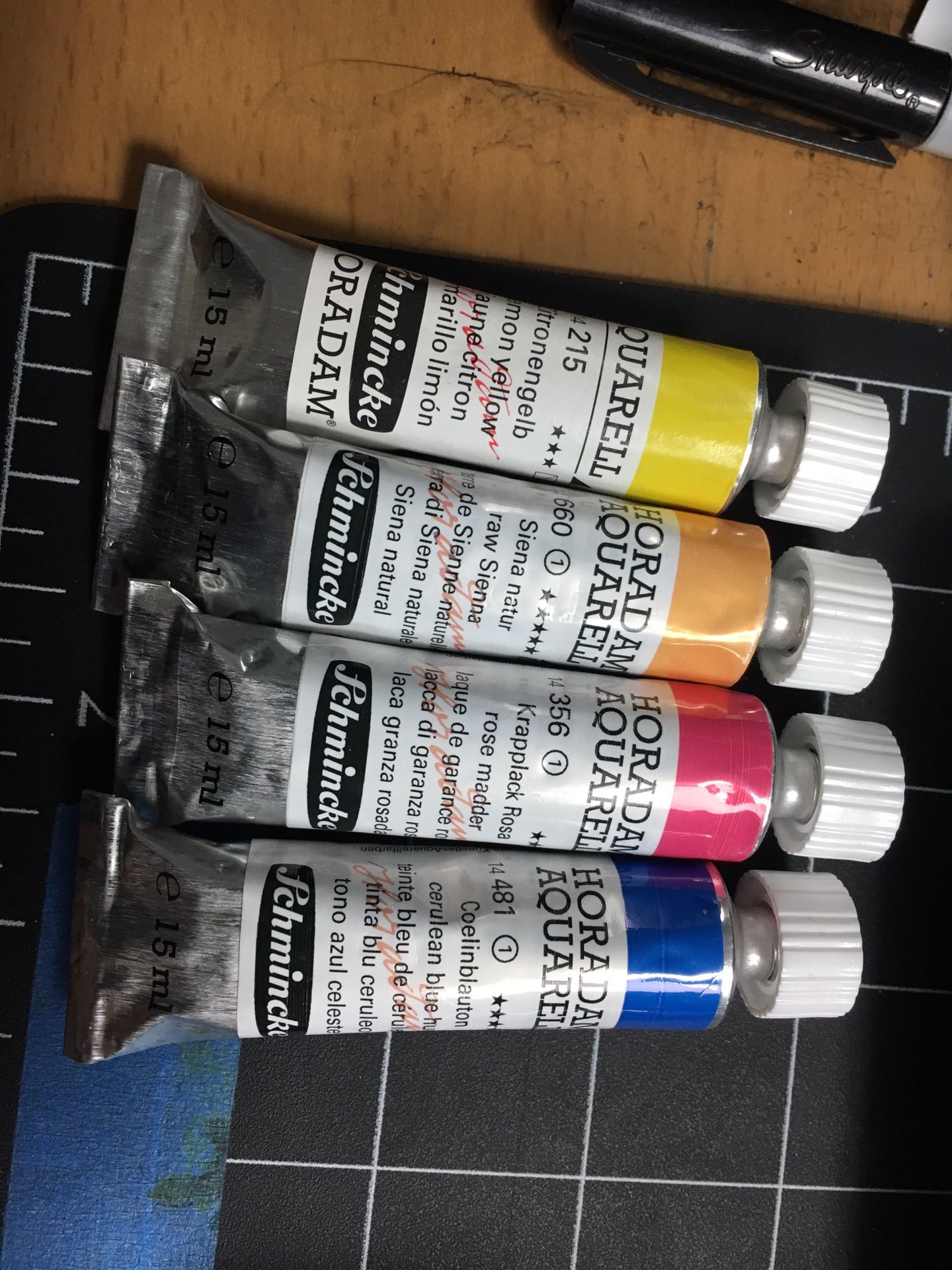 Schmincke watercolor tubes lot