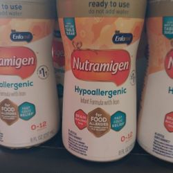 Nutramigen Hypoallergenic Ready To Feed 8 Ounce Bottles Is A Total Of 42 Bottles 🍼 All Together For $160 CASH/ZELLE OR BEST OFFER For ALL 42 BOTTLES 