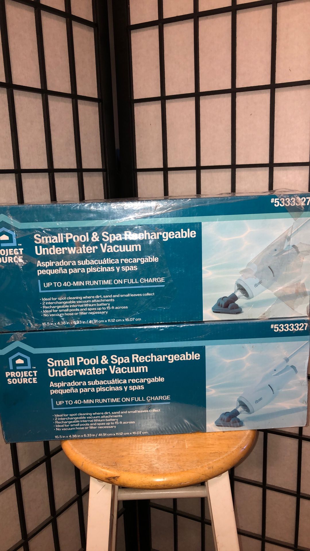 Project Source Small Pool & Spa Rechargeable Underwater Vacuum