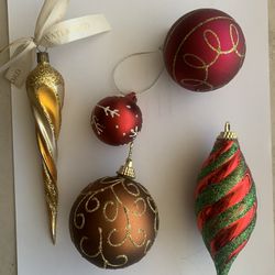 vintage Waterford Christmas ornaments  