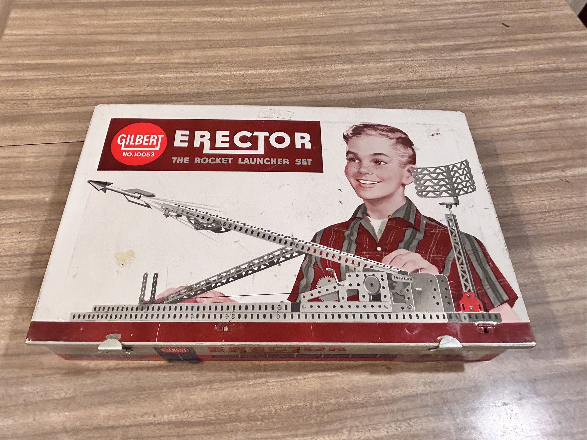 Vintage 1959 Gilbert Erector Set The Rocket Launcher Set 10053