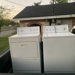 Washer and dryer